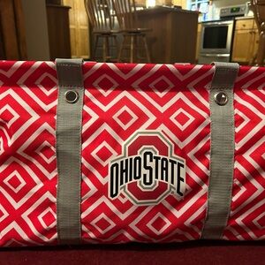 Ohio State Red and White Tote Bag